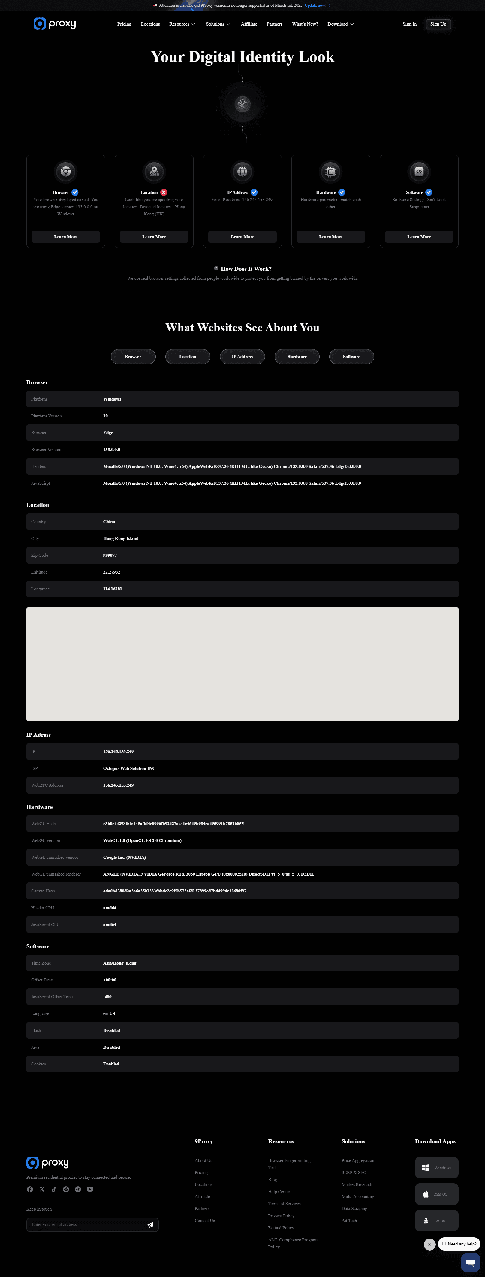 https://9proxy.com/tools/browser-fingerprinting-test