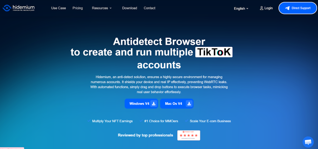 A Safe Solution for Managing Multiple Accounts with the Hidemium Antidetect Browser
