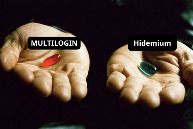 Hidemium vs Multilogin use case comparison showing two choices for teams selecting the right antidetect browser platform