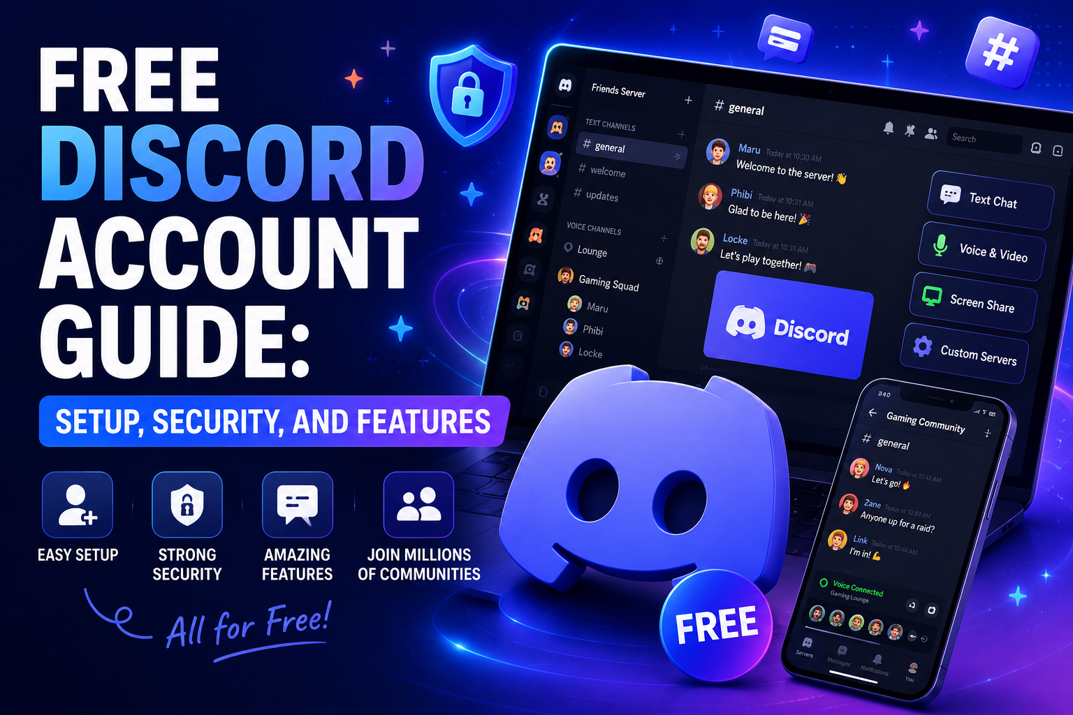 Free Discord Account Guide: Setup, Security, and Features