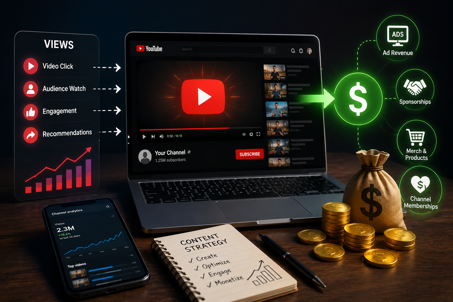 YouTube View to Money: Maximize Video Income