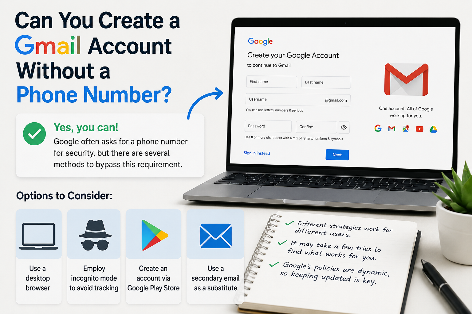 Create Gmail Account Without Phone Number: Guide