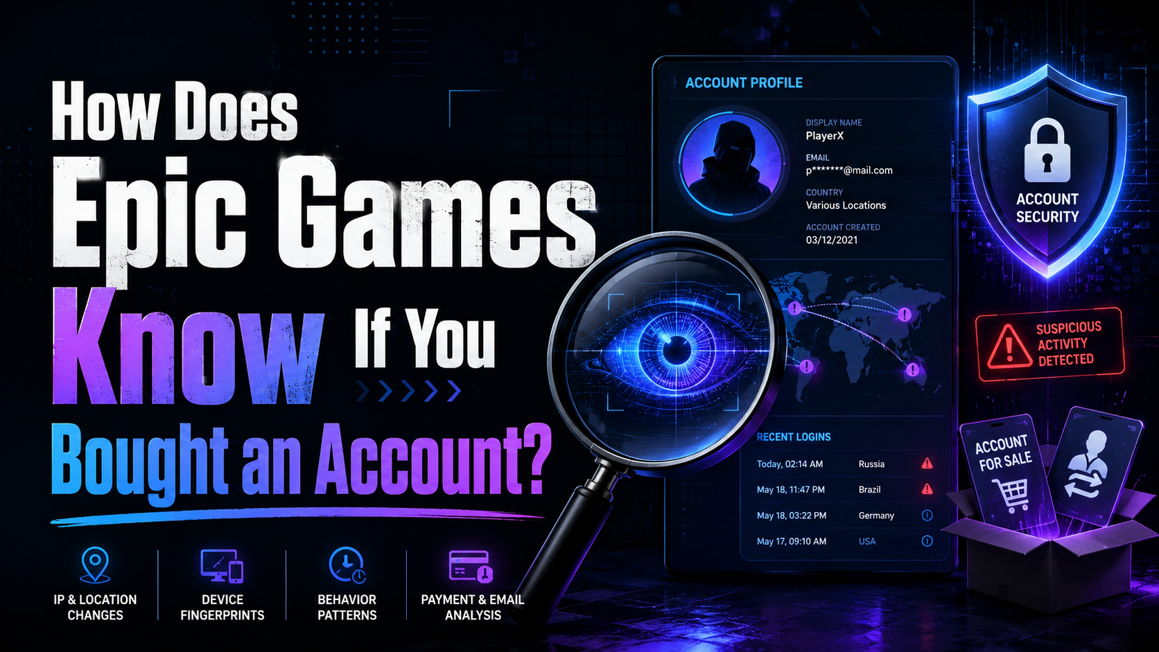 How Does Epic Games Know If You Bought an Account?
