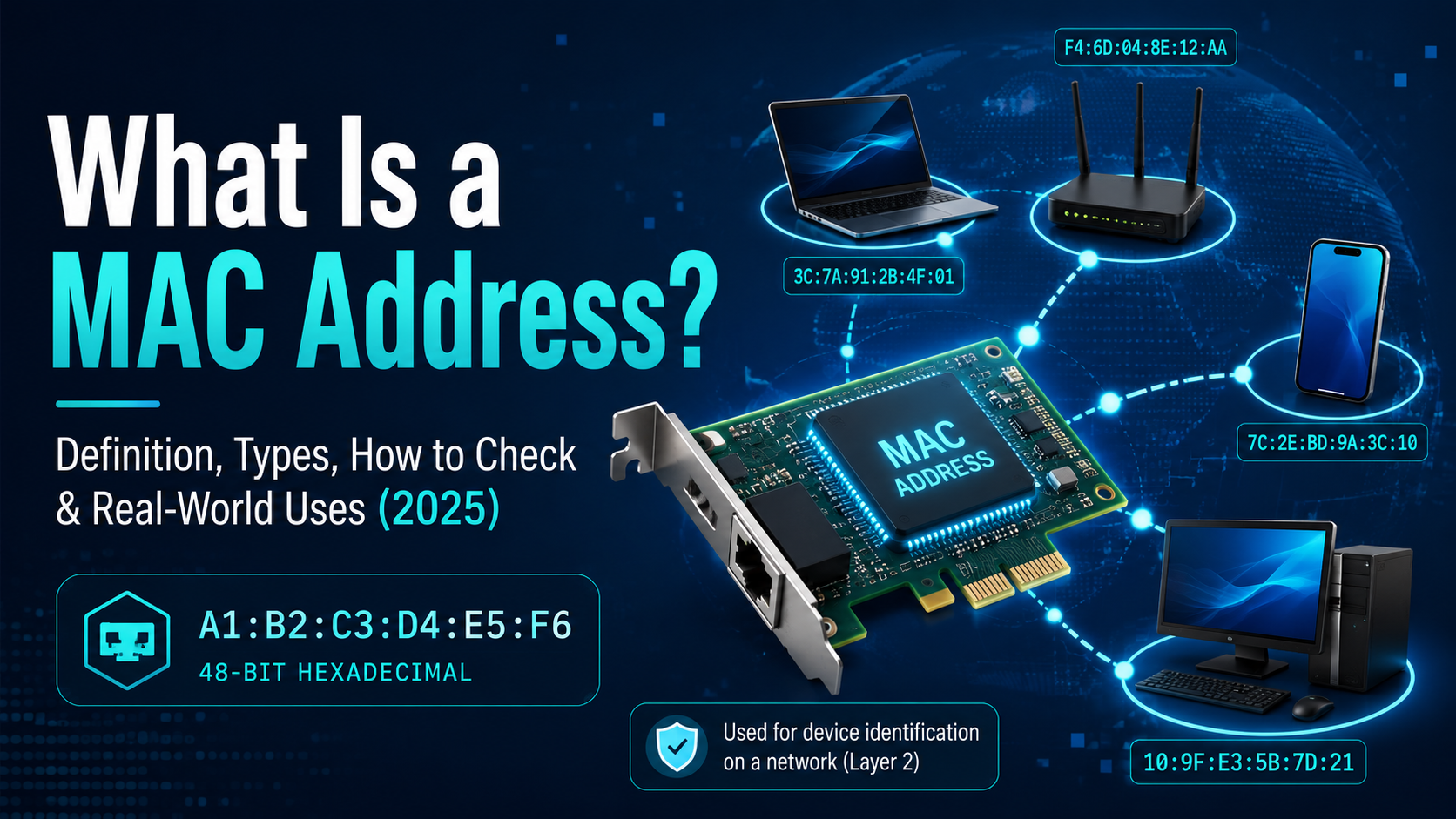 What Is a MAC Address? Definition, Types & How to Check (2025)