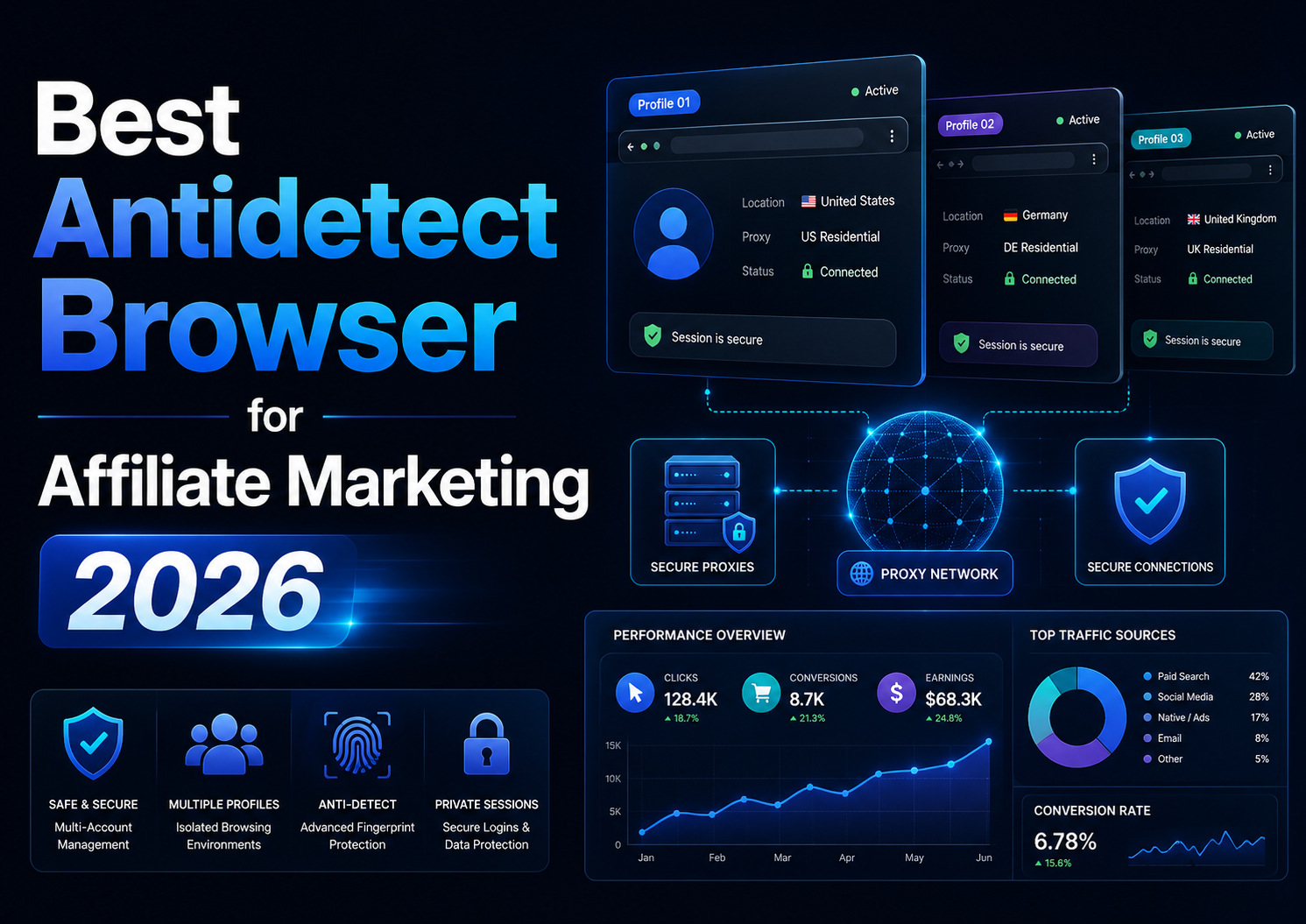 Best Antidetect Browser for Affiliate Marketing 2026